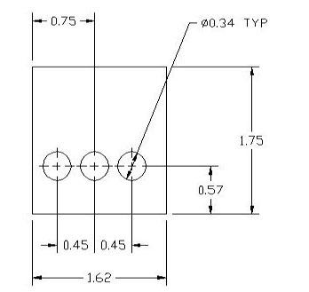 41-502-194X and 195X Metric Thickness Shim drawing