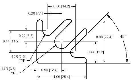 DSCH016 Series Shim Drawing