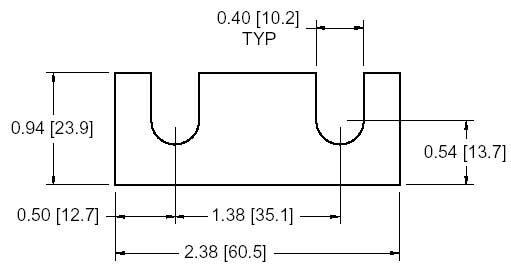 DSCH025 Series Shim Drawing