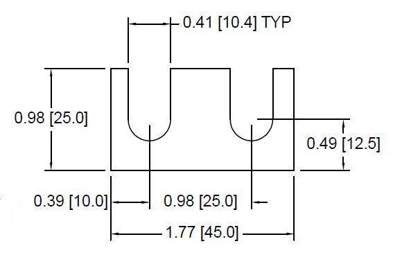 DSCH041 Series Shim Drawing
