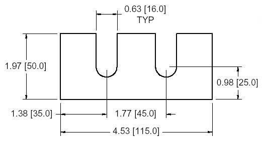 DSCH056 Series Shim Drawing