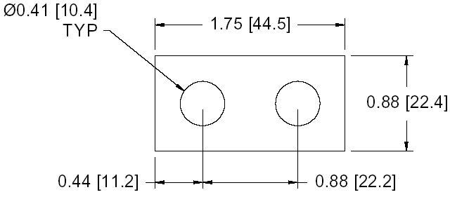 DSCP005 Series Spacer Drawing