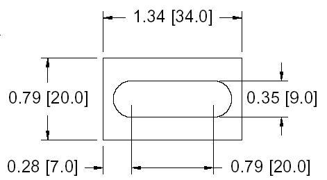 DSCP015 Series Spacer Drawing