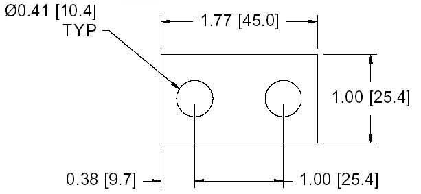 DSCP041 Series Spacer Drawing
