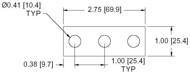 DSCP042 Series Spacer Drawing