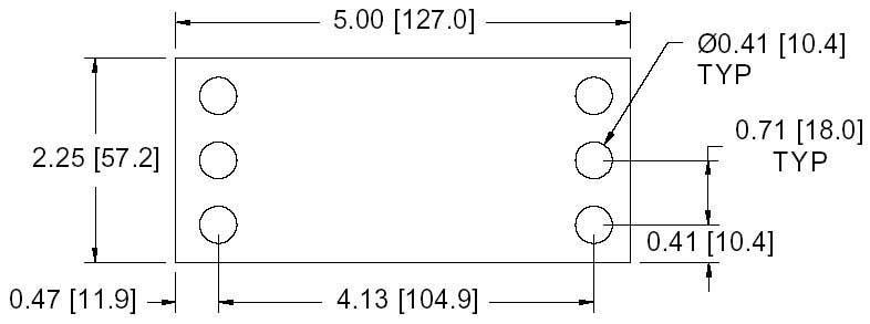 DSCP044 Series Spacer Drawing
