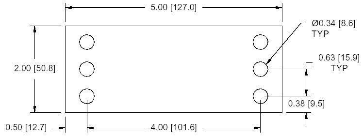 DSCP048 Series Spacer Drawing
