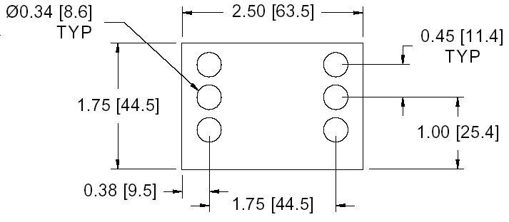 DSCP049 Series Spacer Drawing