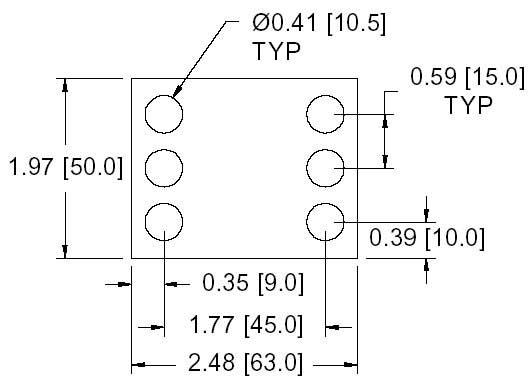 DSCP053 Series Spacer Drawing