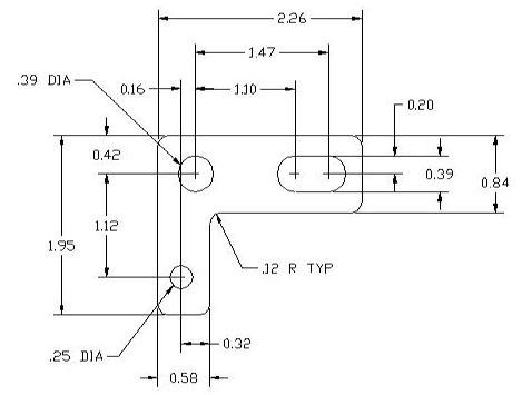 DSCP054 Series Spacer Drawing