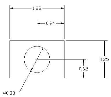 DSCP059 Series Spacer Drawing