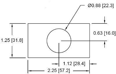 DSCP060 Series Spacer Drawing