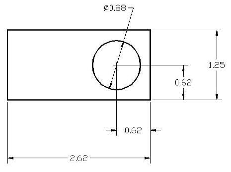 DSCP061 Series Spacer Drawing