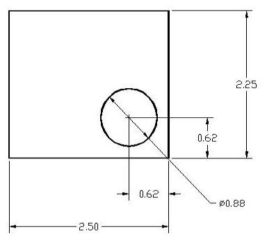 DSCP069 Series Spacer Drawing