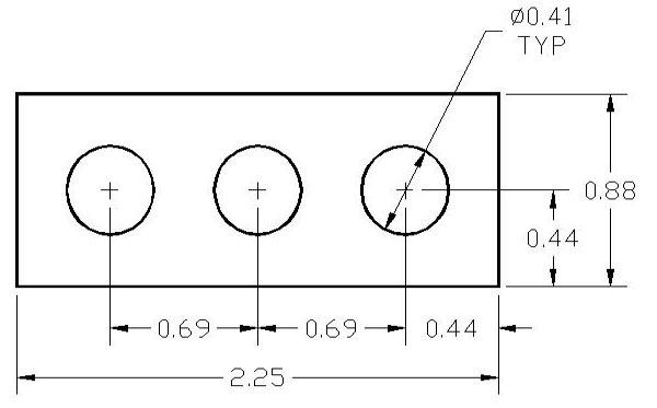 FSD 40224 Metric Thickness Spacer Drawing