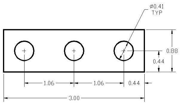 FSD 40226 Metric Thickness Spacer Drawing