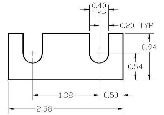 FSD 40801 Individual Shim Drawing