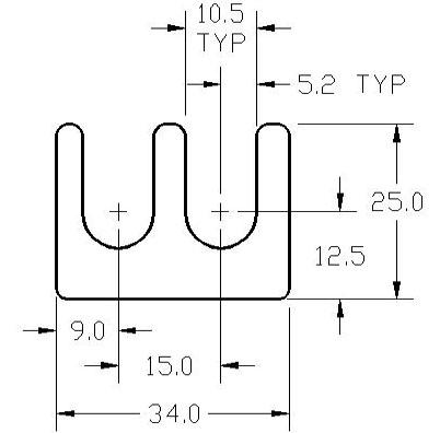 FSD 41258 Series Shim Drawing