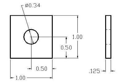 FSD 34572-51 Series Shim Drawing