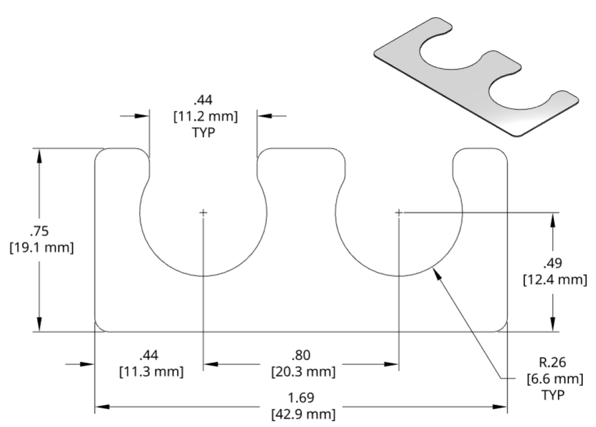 DSCH007 Series Shim Drawing