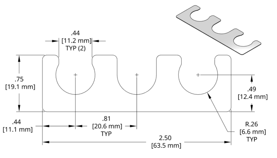 DSCH009 Series Shim Drawing