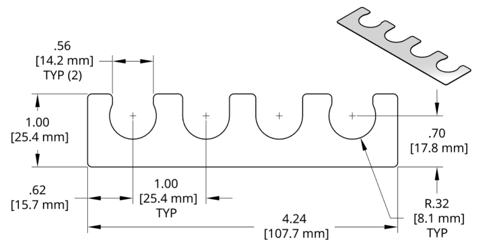 DSCH015 Series Shim Drawing