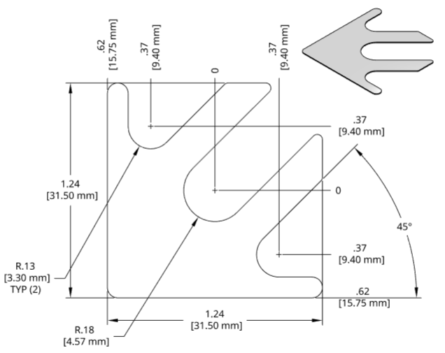 DSCH018 Series Shim Drawing