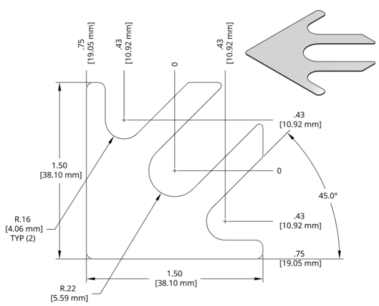 DSCH019 Series Shim Drawing