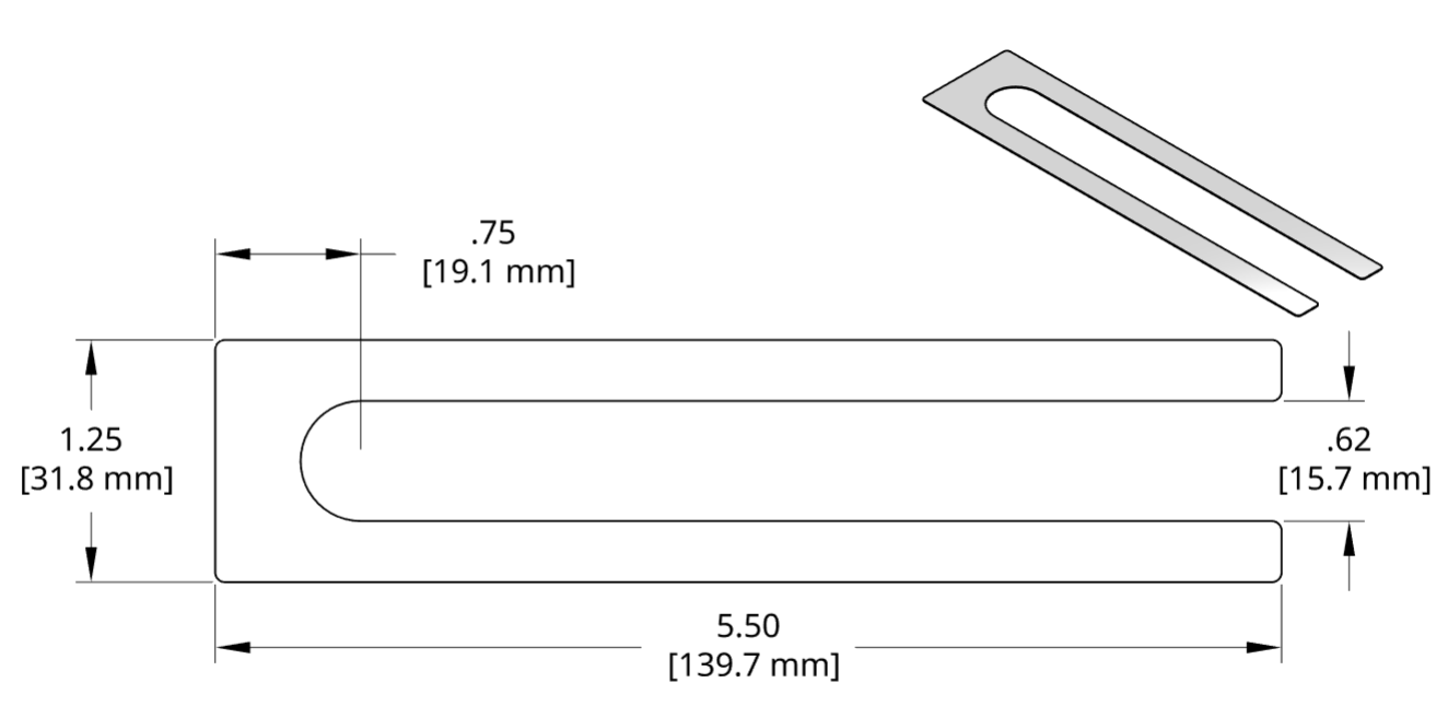 DSCH022 Series Shim Drawing