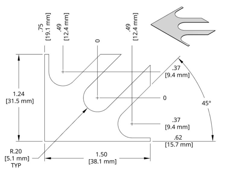 DSCH024 Series Shim Drawing