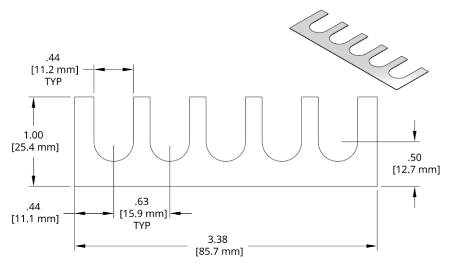 DSCH033 Series Shim Drawing