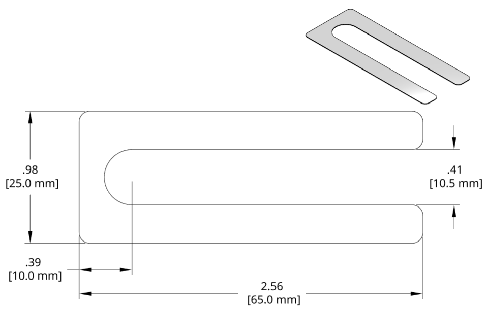 DSCH036 Series Shim Drawing