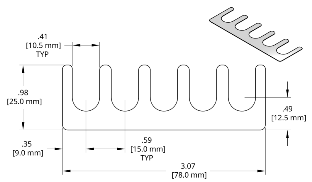 DSCH040 Series Shim Drawing