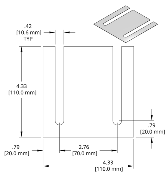 DSCH044 Series Shim Drawing