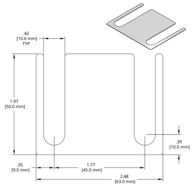 DSCH045 Series Shim Drawing