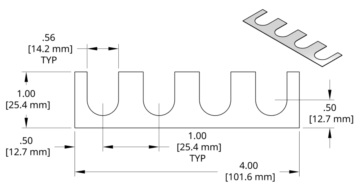 DSCH061 Series Shim Drawing