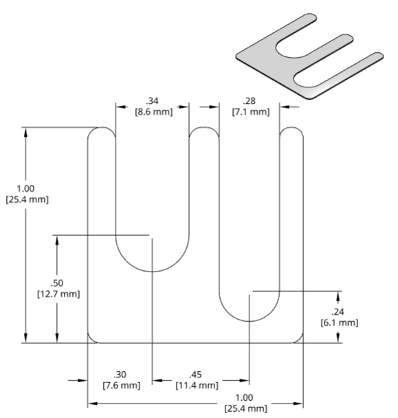 DSCH066 Series Shim Drawing