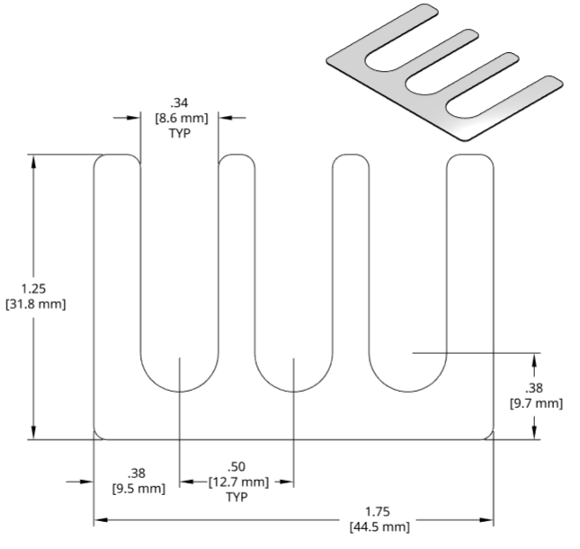 DSCH078 Series Shim Drawing