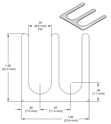 DSCH079 Series Shim Drawing