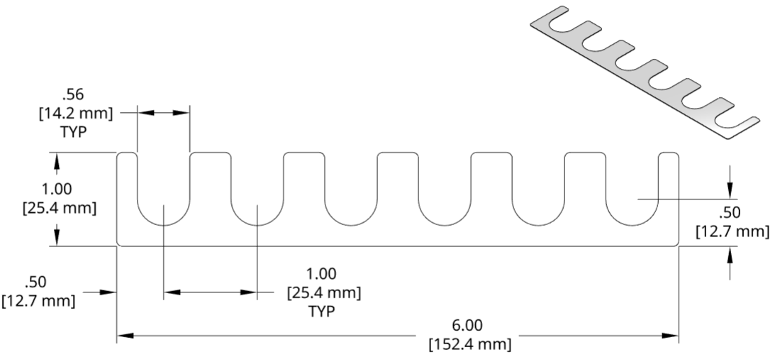 DSCH080 Series Shim Drawing