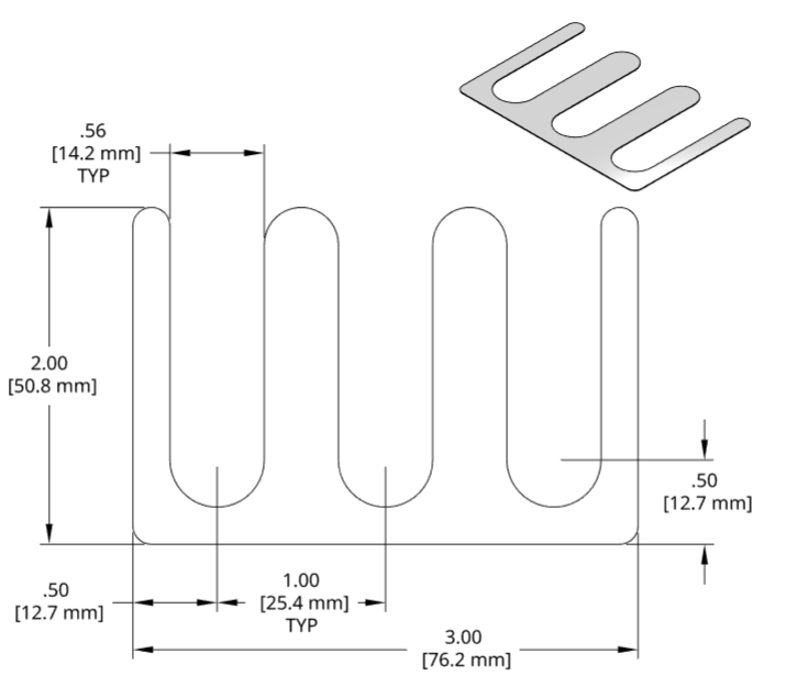 DSCH081 Series Shim Drawing