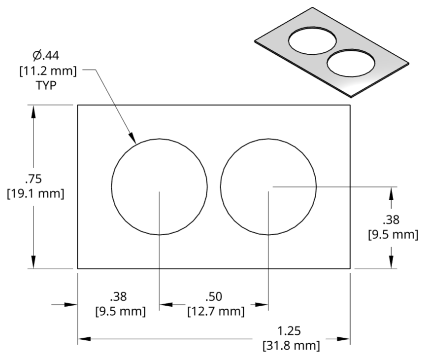 DSCH084 Series Shim Drawing