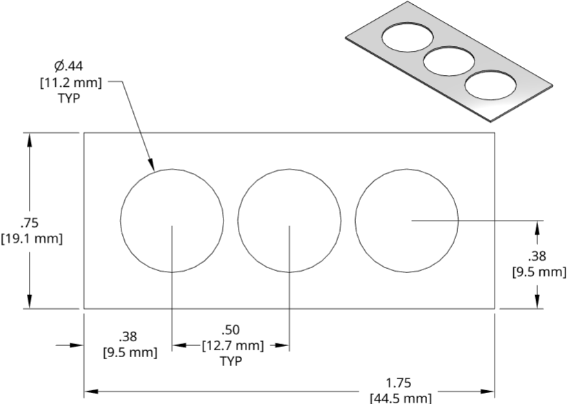 DSCH085 Series Shim Drawing