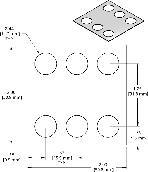 DSCH090 Series Shim Drawing