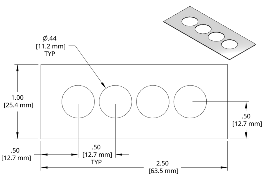 DSCH093 Series Shim Drawing