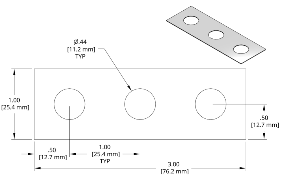 DSCH094 Series Shim Drawing