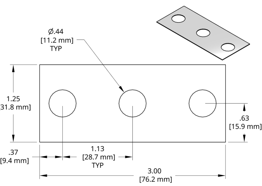 DSCH096 Series Shim Drawing