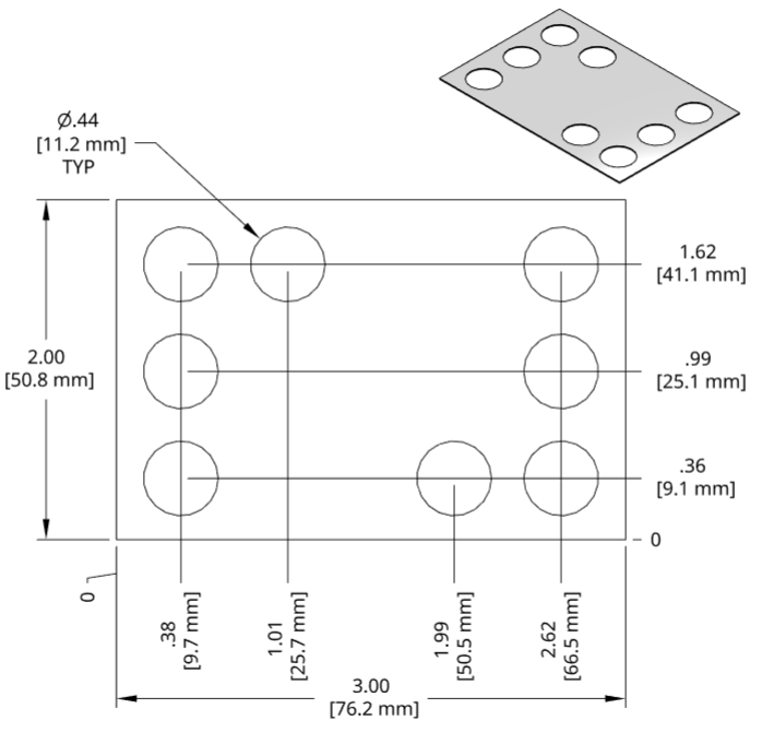 DSCH097 Series Shim Drawing