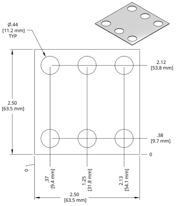 DSCH098 Series Shim Drawing