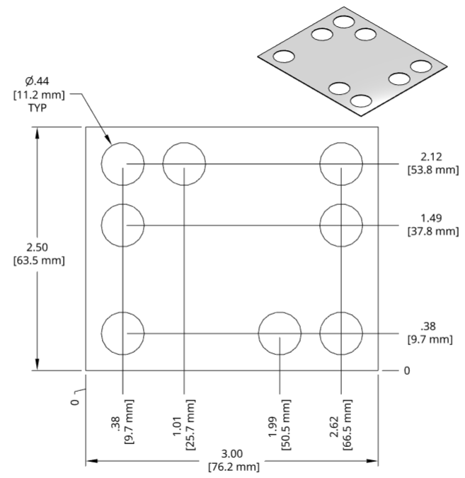 DSCH099 Series Shim Drawing